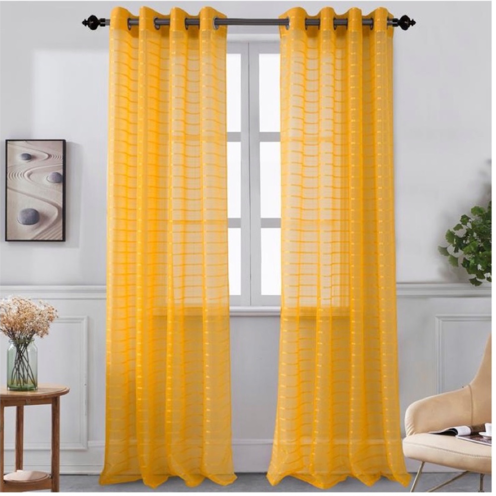 Karen Sheer Grommet-Top Single Curtain Panel_APSHR
